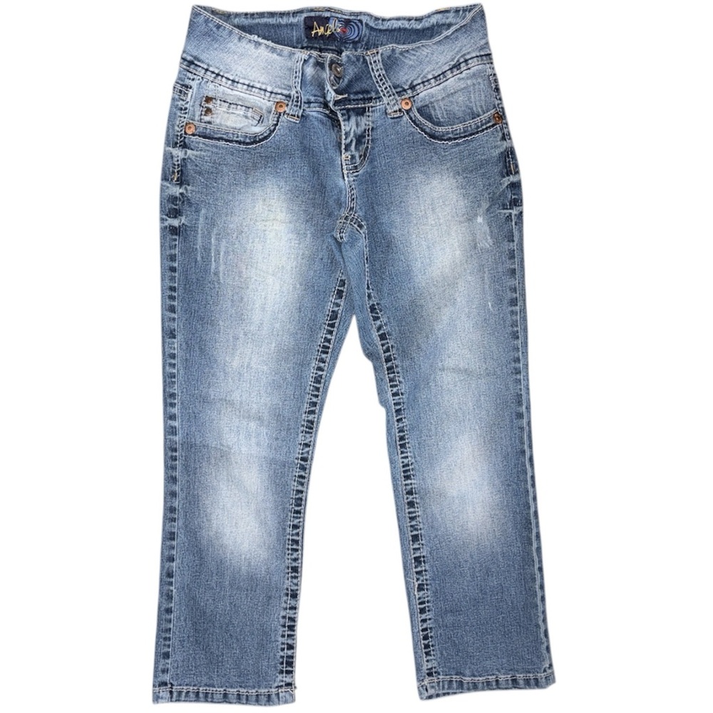 Angel Light Blue Straight Jeans